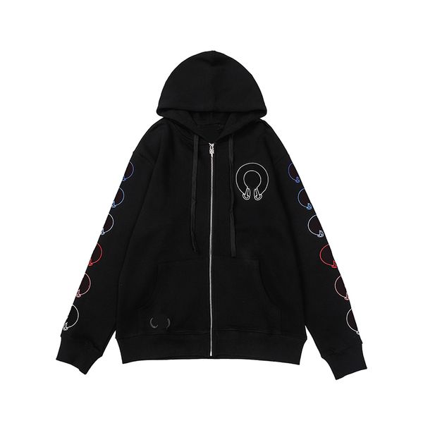 

winter designer mans hoodies hoody 2023 sweatshirts chrome pullover loose long sleeve womens sweaters letter knitted black horseshoe 43hp