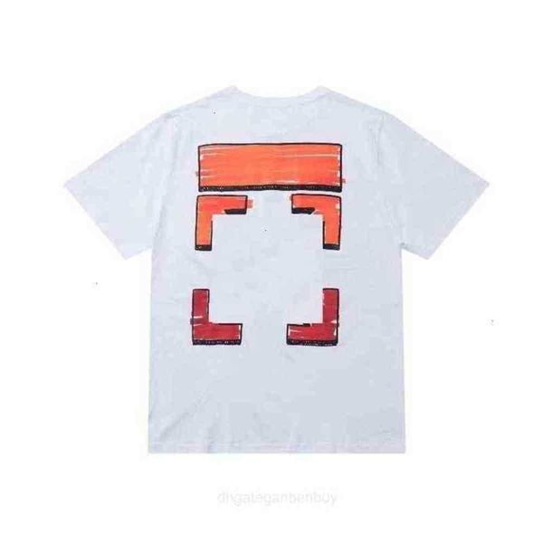 

men's off t-shirts summer t-shirt brand women designers t shirts loose tees casual tshirt luxury clothing street white black short sle