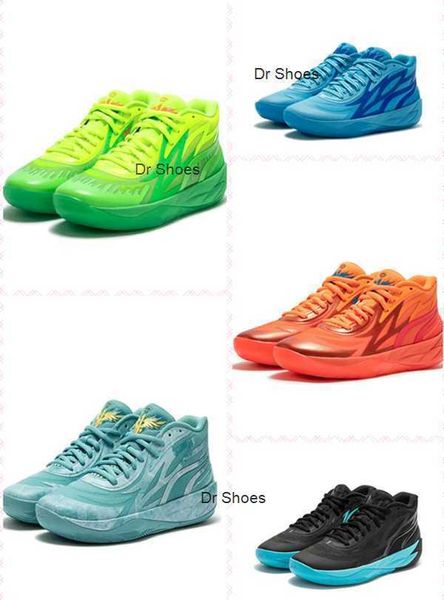 

slime mb.02 men basketball shoes 2023 lamelo ball mb02 jade fluro green pes lime squeeze sport shoe trainner sneakers size -12, Black