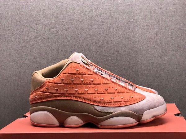 

authentic to buy 13s basketball shoes the men women jumpman 13 low clot sepia stone terra blush-canteen 2023 latest designer sneakers