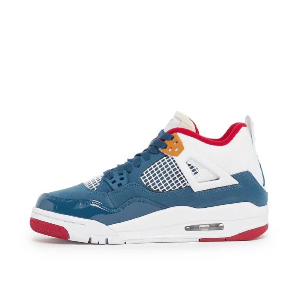 

2023 athletics basketball shoes jumpman 4 4s messy room designer mens womens iv french blue white-gym red-pearl sports sneakers size us5.5-1