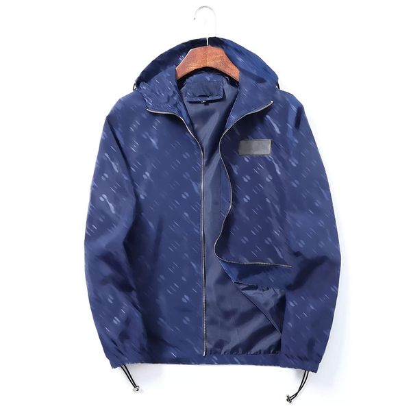 

designer mens jacket spring and autumn windrunner tee fashion hooded sports windbreaker casual zipper jackets clothing new 02, Black;brown
