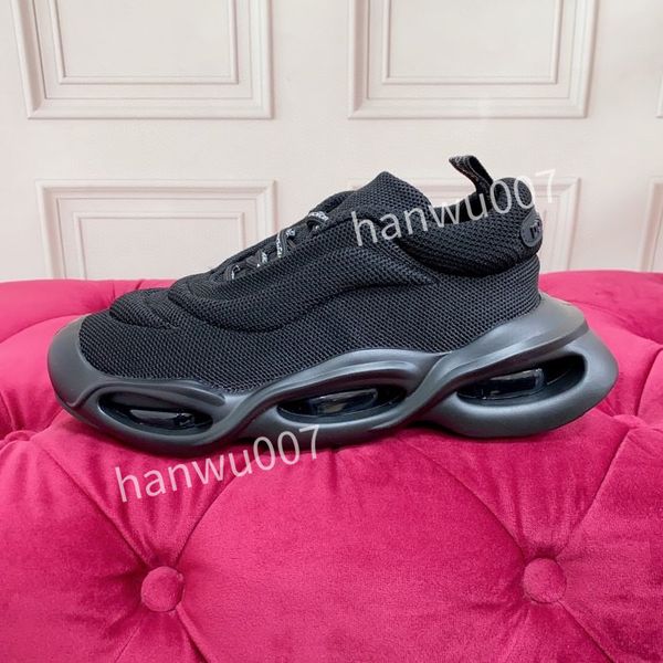 

2023mens fashion designer shoes nylon runner trainers suede leather low-cut shoes black white slip-on casual shoes