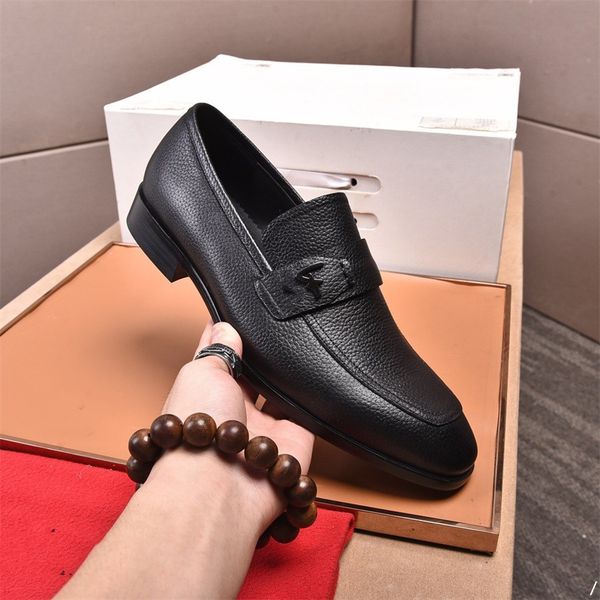 

f6/4model men shoes luxury brand braid loafers leather casual driving oxfords shoes men loafers moccasins designer italian shoes for men fla, Black
