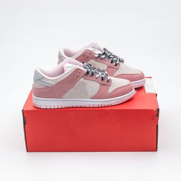 

dunks low lx pink foam womens running shoes white black panda sneakers with box