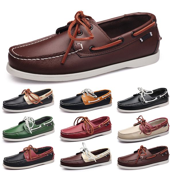 

casual shoes men black leisure silvers taupe dlives brown greys reds green walking low soft multi leather mens sneaker outdoor trainers