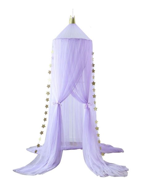 

crib netting baby bed canopy mosquito net tent curtains curtain bedding round dome room decor 230407