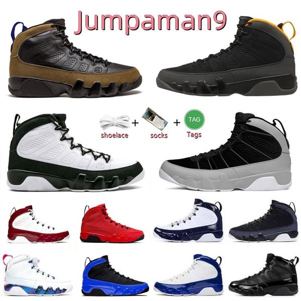 

mens 9 9s basketball shoes particle grey p blue the spirit unc university gym red black white high blue particle grey chile red men trainers