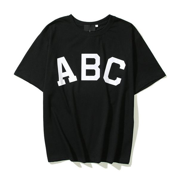 

men's t-shirt short sleeve sports casual women's t-shirt summer trend alphabet designer cotton casual t-shirt short sleeve clothin, White;black