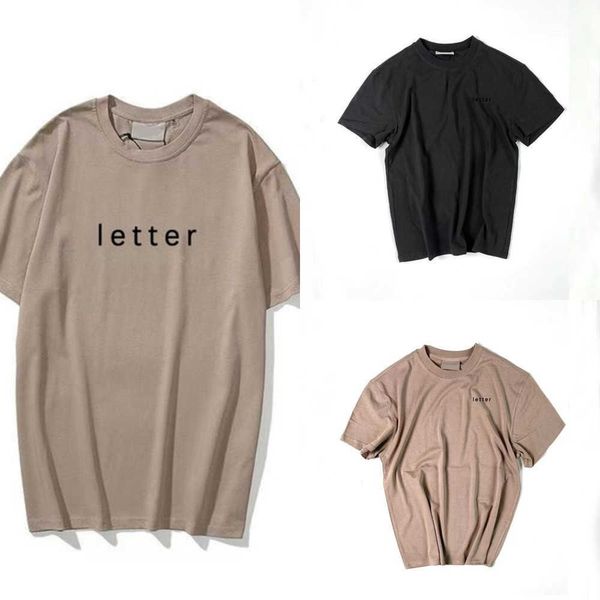 

's polos designer women mens t shirts chest letter tshirts short sleeve shirt oversized loose oversize casual t-shirts wo blacks to 2x, White;black