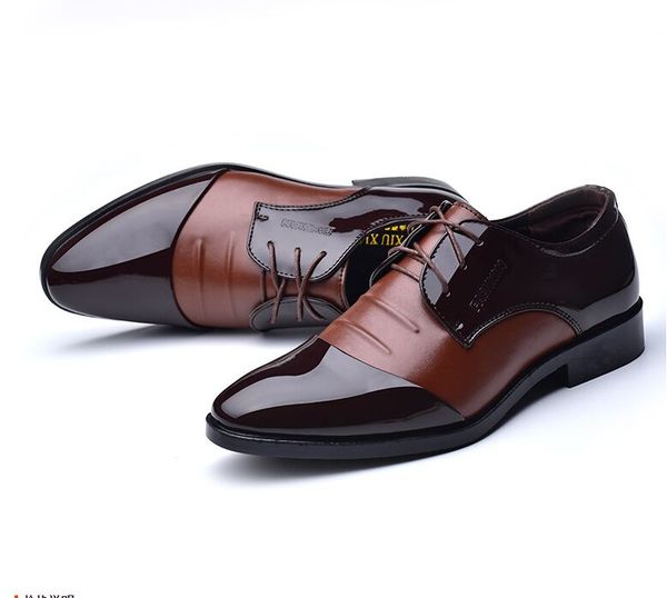 

men shoes loafers faux suede metal solid color slip on round head flat bottom casual business chaussure homeme leather shoes 38-48, Black