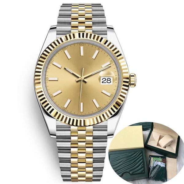 

watch men womens designer watchs wristwatchs caijiamin-mens watches 36/41mm automatic movement stainless steel 28/31 women 2813 mechanical q, Slivery;golden