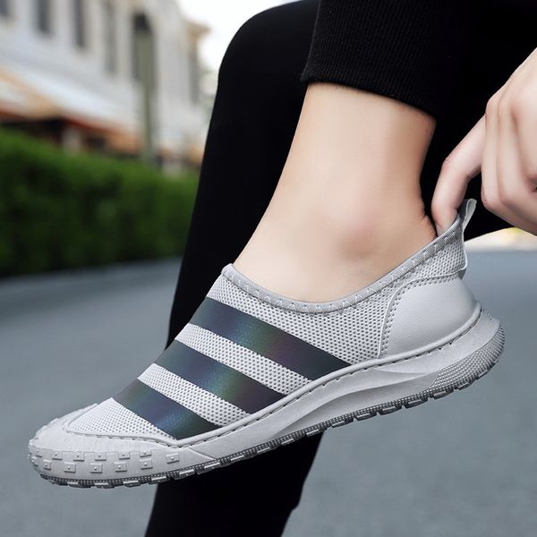 

dress shoes summer breathable thin mesh shoes mens wear deodorant mens sports garden walking mesh casual 230407, Black
