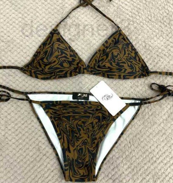 

women's plus size swimwear designer brown bikini show thin swimsuit rh3t, Black