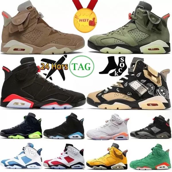 

jumpman 6 6s mens basketball shoes aqua metallic silver unc travis british khaki midnight navy carmine dmp green cactus infrared retro men t