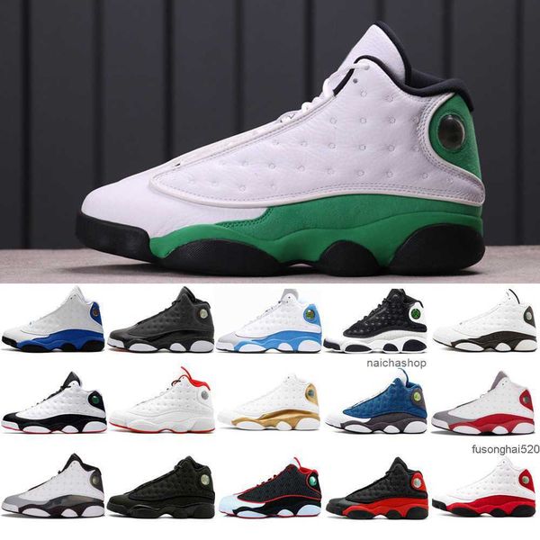 

jorden jordon 13 13s basketball shoes mens reverse bred playground flint lucky green game pure platinum chris paul away court purple men spo