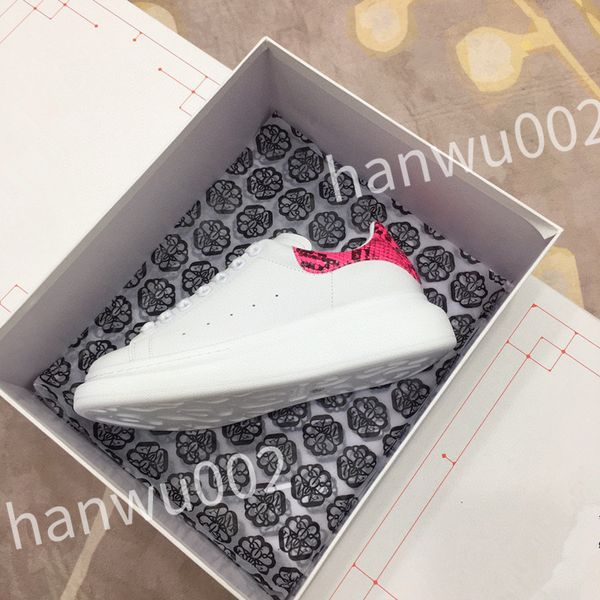 

2023 new men womens fashion shoes lace-up flat platform designer sneaker black genuine leather air cushion sneake