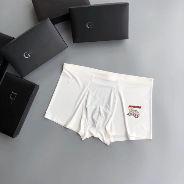 

sell 3 pieces designer boxers brand underpants mens boxer casual shorts g letter underwear luxury underwear men breathable underwears, Black;white