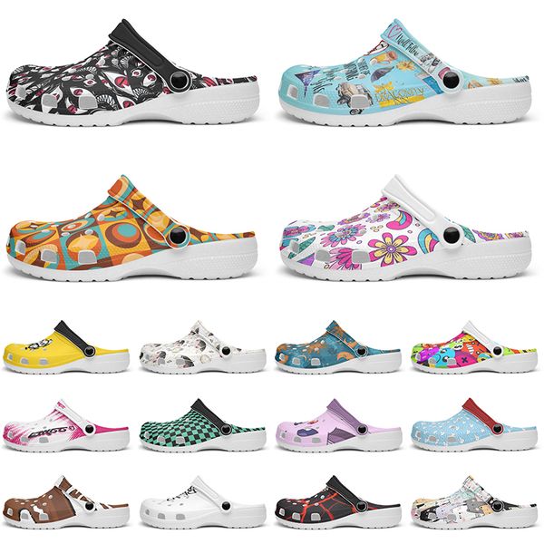 

Customized Glossy exquisite clean comfortable beautiful Diy shoes for men and women's indoor slippers 89163