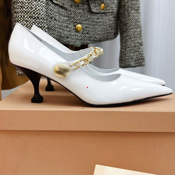 

2023 fashion women shoes slingback pumps luxury designer brand sophisticated minimalist high heel pointed toes leather clare sling sandals h, Black