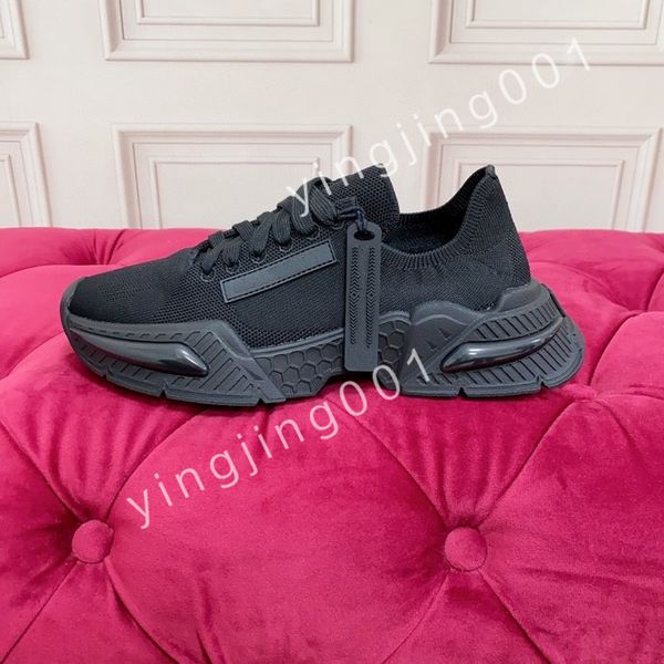 

new fashion shoes designer sneaker platform luxury chunky shoe women men breathable walking sneakers rubber soft leather black