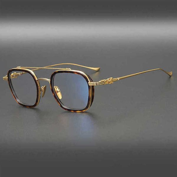 

luxury designer summer sunglasses japanese hand-made plate concave shape small eyeglasses frame men women round shell color matching degree, White;black