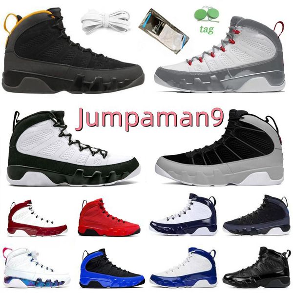 

basketball shoes 9 9s men sneaker chile red fire red gym red university blue unc racer blue particle grey university gold black white high t