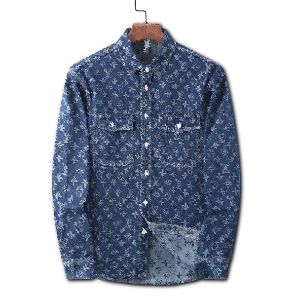 

2023 designers coats jackets men women jacquard letter colpus front pocket paris denim lapel neck blue m-3xl wduf, Black;brown