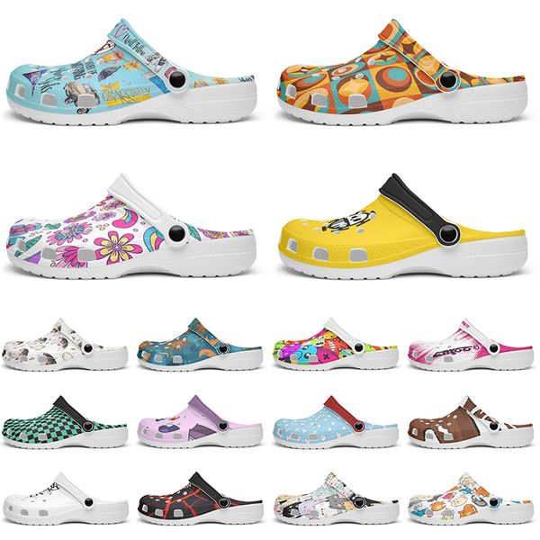 

Customized Glossy exquisite clean comfortable beautiful Diy shoes for men and women's indoor slippers 89194