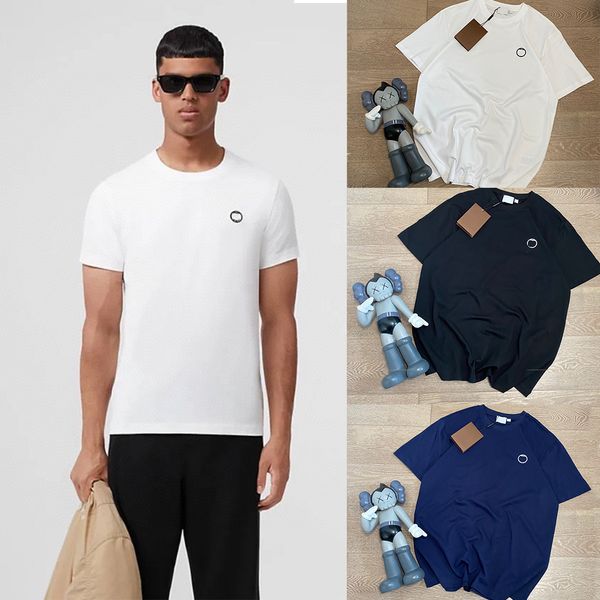 

2023 designer men's t-shirts classic european fashion brand men's women's pure cotton white short sleeve simple letter embroi, White;black