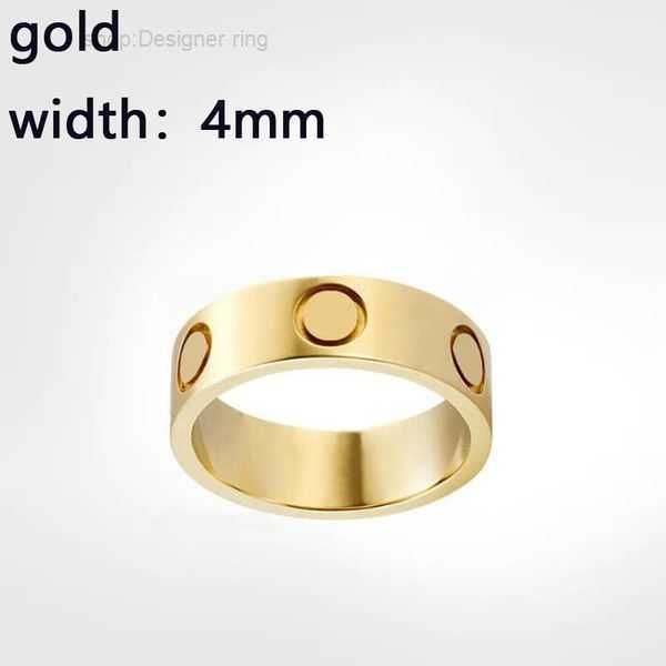

band rings love screw ring mens classic luxury designer jewelry diamond titanium steel alloy gold-plated gold silver rose never fade not 4mm