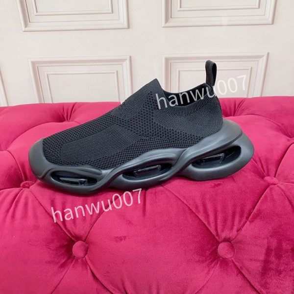 

2023new brand womens fashion designer shoes runner trainers suede leather low-cut shoes black white slip-on casual shoes