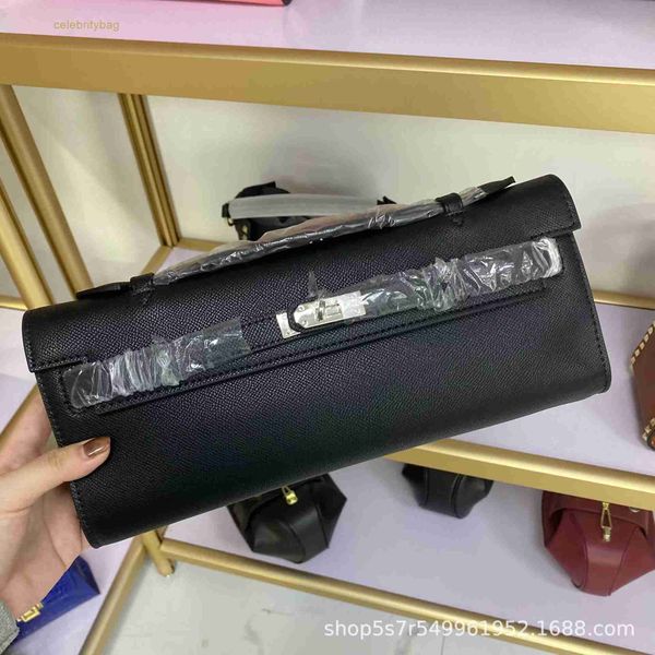 

designer kelys handbags hemrres handheld wallet bag outer sheet light luxury cowhide genuine stick handle has logo ea5q