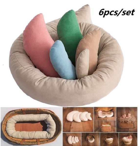 

pillows 6pcsset born pography props baby posing cushion for shoot 230407