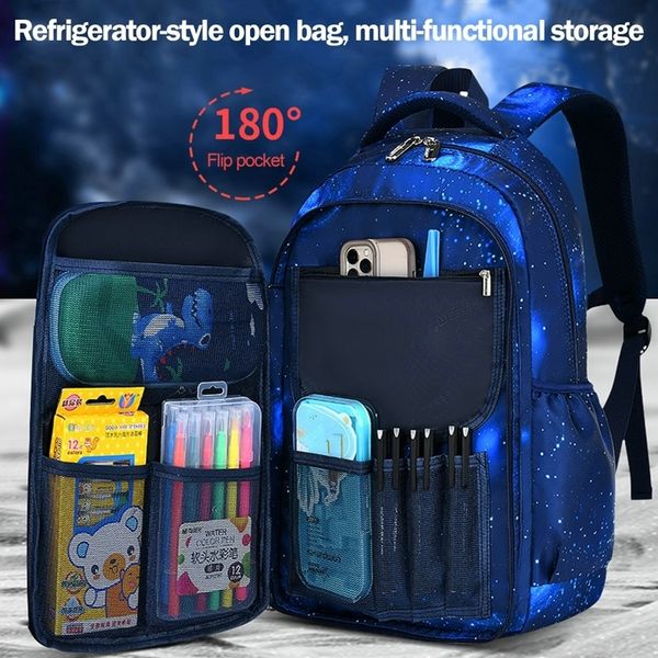 

school bags children school bags waterproof backpacks side-opening boy school backpack schoolbag for kids primary school student mochilas 23