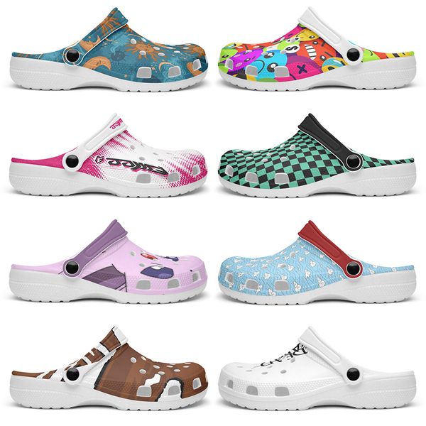 

Customized Glossy beautiful clean fashion beautiful Diy shoes for men and women's indoor slippers 89194