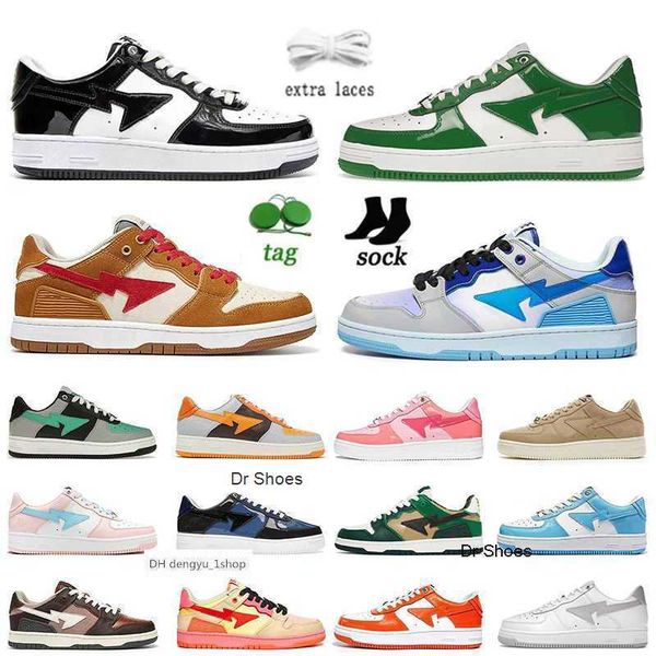

sk8 casual running shoes men women bapesta shoe a bapestas sta low abc camo black white stars green coast red mix laser orange beige sude ge