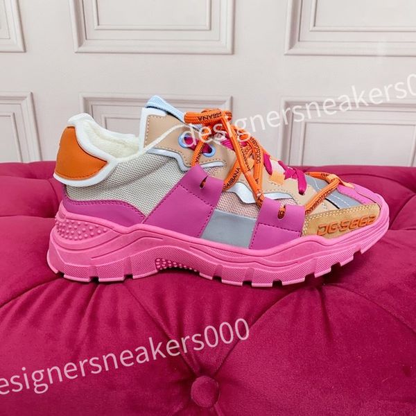 

2023 luxury casual boots shoes for mens women leather black white flat platform sneaker fashion