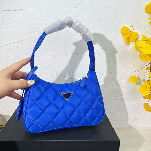 

italian classic 2000 women shouder bag luxurys designers crossbody bags diamond lattice tote lightweight nylon shopping bags handbag for lad