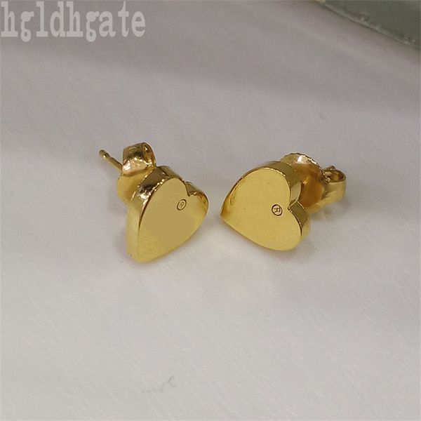 

chic stud earings for men cool designer earrings special metal heart shape mini orecchini unobtrusive leisure 223990 j8400 8106 luxury earin, Golden;silver