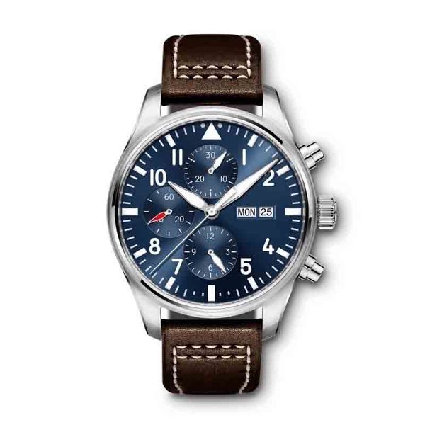 

mens mechanical watch automatic pilots brown leather green dial101, Slivery;brown