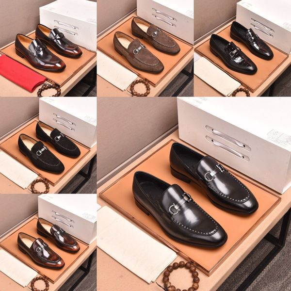 

f7/23model handmade mens designer dress shoes 100% calf leather cap toe oxford mixed colors lace up luxury brogue wedding party formal shoes, Black