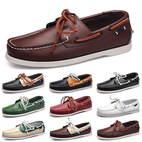 

casual shoes men black leisures silvers taupe dlives brown grey red green walking low soft multi leather mens sneaker outdoors trainer