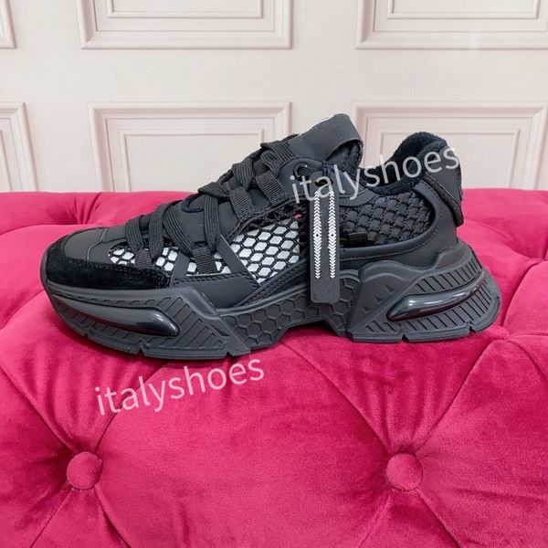 

fashion designer sneaker casual shoes leather sneakers embroidered stripes white shoe flat platform walking sports trainers, Black