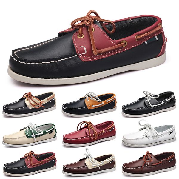 

casual shoes men black leisure silvers taupe dlives brown grey reds green walking lows soft multi leather mens sneaker outdoor trainer