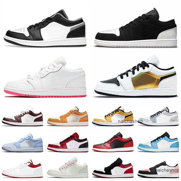 

jorden jordon fashion jumpman 1 low basketball shoes mens trainers aluminum diamond reverse bleached coral white camo ceramic 1s sneakers wo