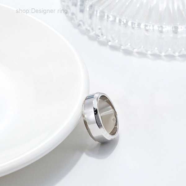 

band rings love ring womens mens fashion neutral carved enamel three colors jewelry accessories first choice for gatherings 5 3f58, Silver