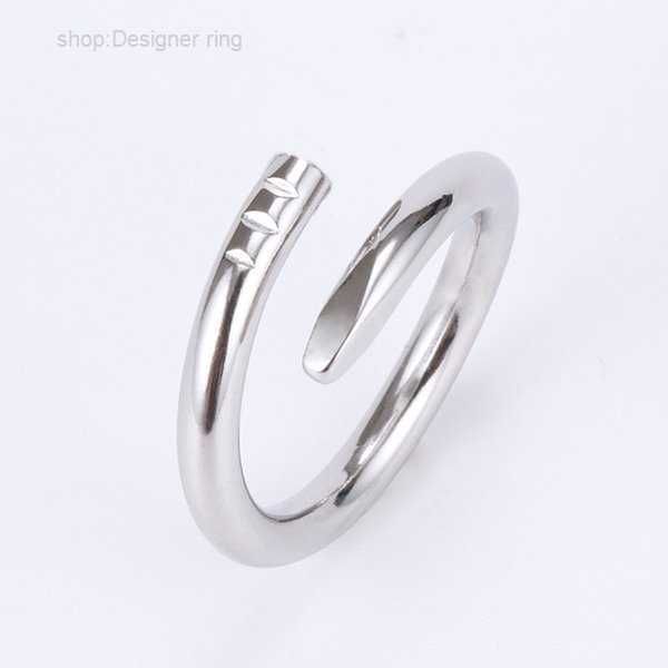 

band rings love womens ring jewelry titanium steel single nail european and american fashion street casual classic gold silver rose optional