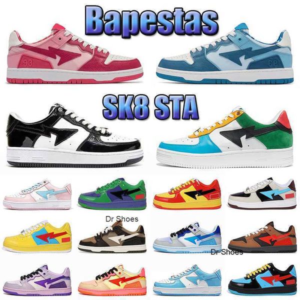 

designer sk8 sta running shoes fashion sk8 white abc camo black tennis shoe camouflage nostalgic vintage men women trainers sports platform