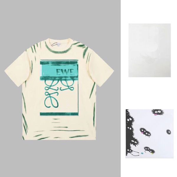 

2023ss men's tshirt spring/summer trend fashion short sleeve t-shirt jacquard women's men's clothing size m-xxxl color black, Black;brown